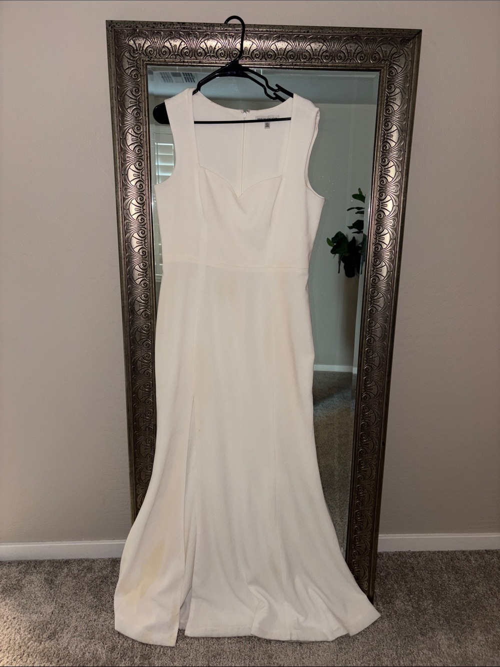 Dress the Population Ivory Sleeveless Bridal Gown